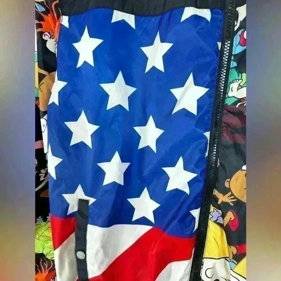 Vintage Unisex Members Only Nickelodeon Full Zip Hooded Character Jacket - Picture 5 of 13